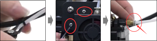 3D打印機(jī)噴嘴堵頭了，如何更換鐵氟龍管