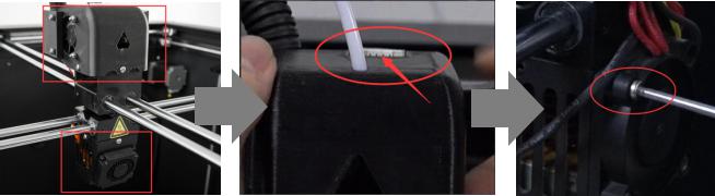 創(chuàng)想三維3D打印機(jī)CR-5060/5080/CT-5060特別版如何更換鐵氟龍管